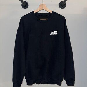 Black White Artic Monkeys Indie 2000s Rock Band Music Crewneck Sweatshirt
